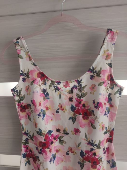Sukienka damska w kwiaty hit viral style new hot Basic must have retro vintage premium Boho h&m