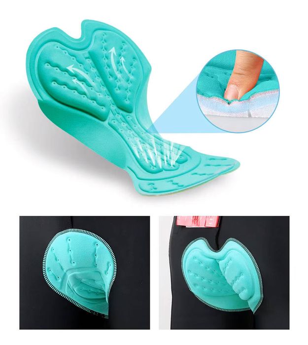 Spodenki krótkie z szelkami Santic rowerowe kolarskie czarno-białe M