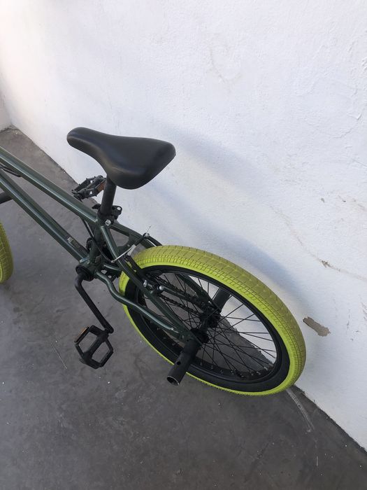 Bicicleta roda 20 BMX wipe 500 verde