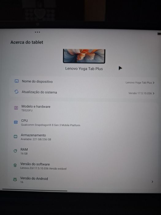 Tablet Lenovo Yoga Tab Plus