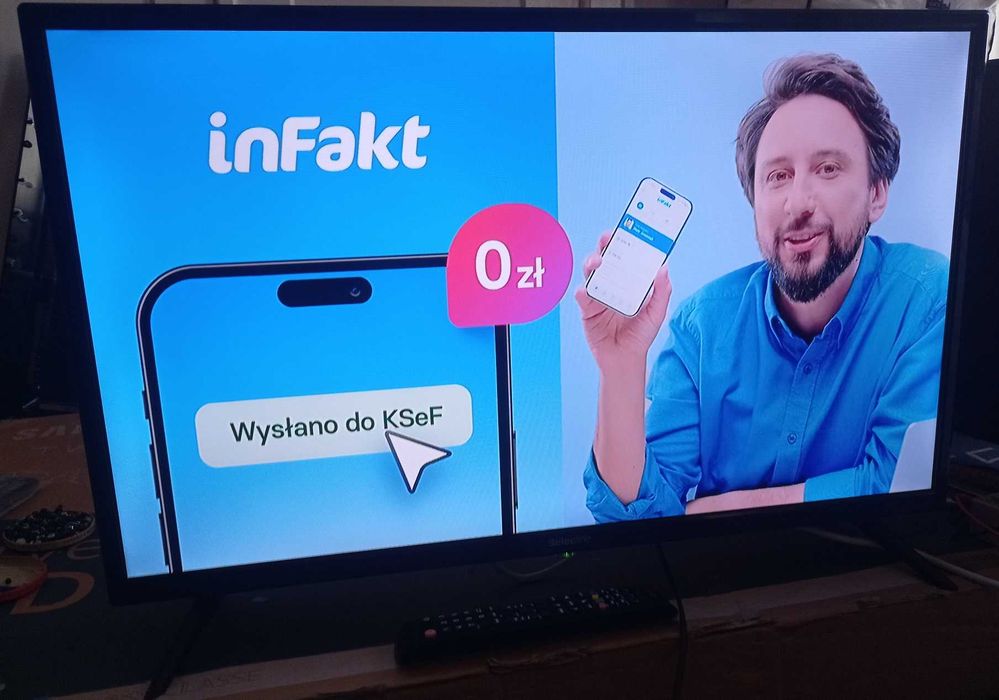 Telewizor Selecline 32S201B 32" LED, DVB-T2, gwarancja, dowóz