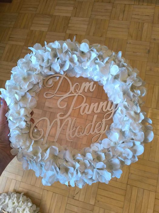 Wianki Dom Panny Młodej, ozdoba na dom, wesele, ślub, panna młoda,