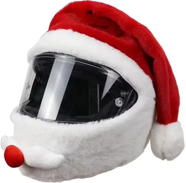 Pai Natal Capa protectora Capacete Pai Natal