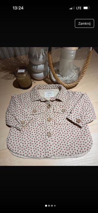 Kurteczka ZARA w drobne kwiatki