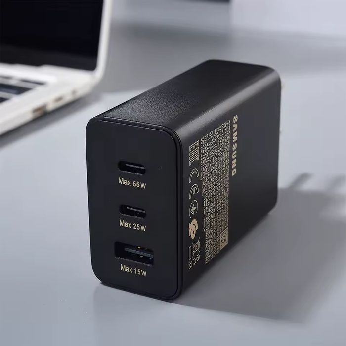 Oryginalna ładowarka Samsung 65w trio om