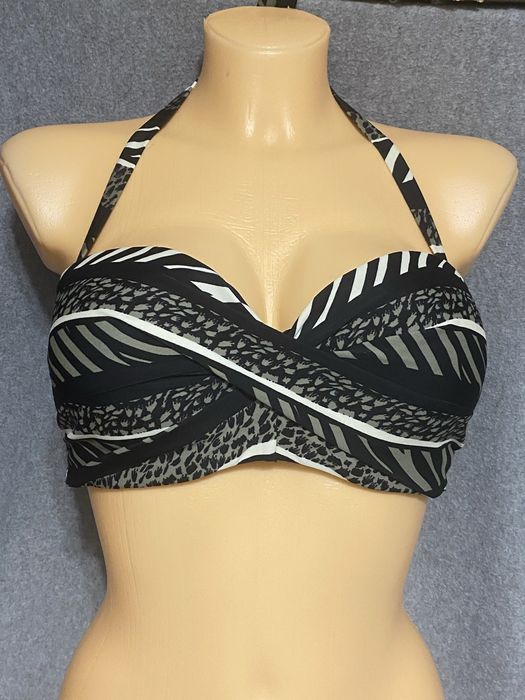 Bruno Banani biustonosz usztywniany góra od stroju 38D zielony czarny