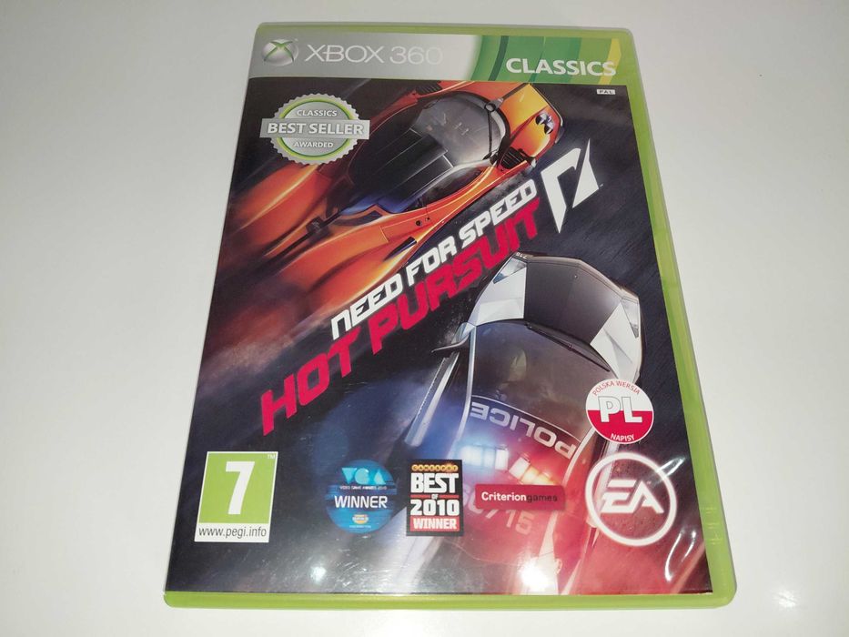 xbox 360 NEED FOR SPEED HOT PURSUIT  wyścigi otwarty świat