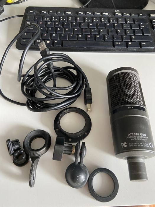 Microfone de estudio AT2020 usb