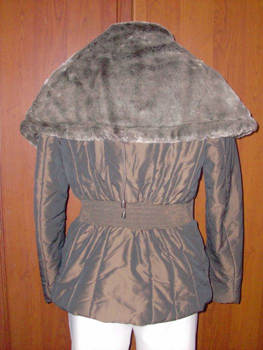 Kurtka futrzany kołnierz Zara R.38/40