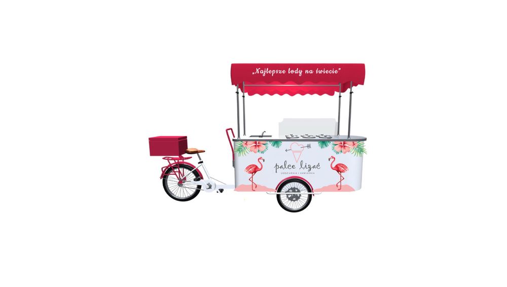 Rower gastronomiczny do lodow stan b. dobry