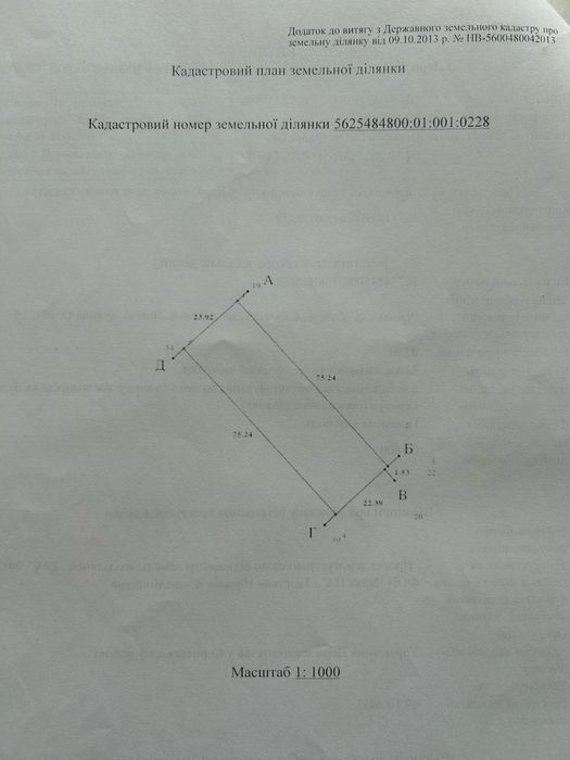 Земельна ділянка, 0,18 га