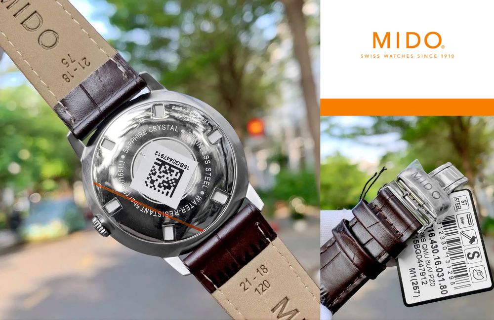 Годинник механічний Mido Commander II M016.430.16.031.80 Automatic 40 мм 80 годин 50 МТ