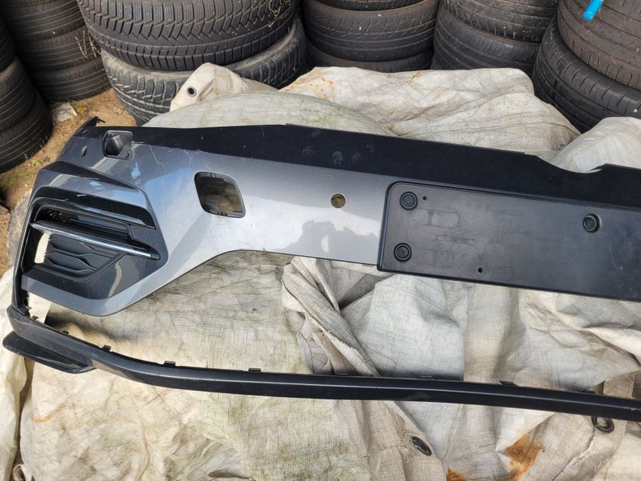 Zderzak vw golf Vll lift siwy