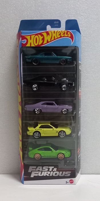 Pack 5 fast furious hot wheels
