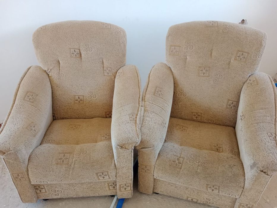 Narożnik z funkcją spania i dwa fotele