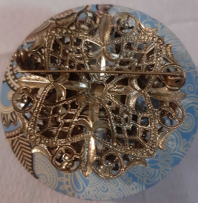 Запонки Sea Lord Англия,брошь с аметистом,Филигрань,Чехия(винтаж).