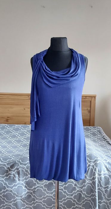 Tunika, sukienka, bombka, niebieska, Bluheaven, 38, 2