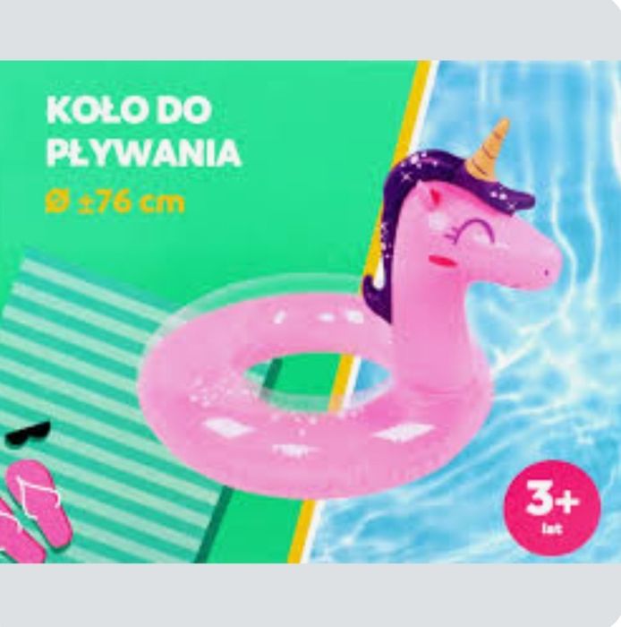 Nowe kółko do pływania jednorożec