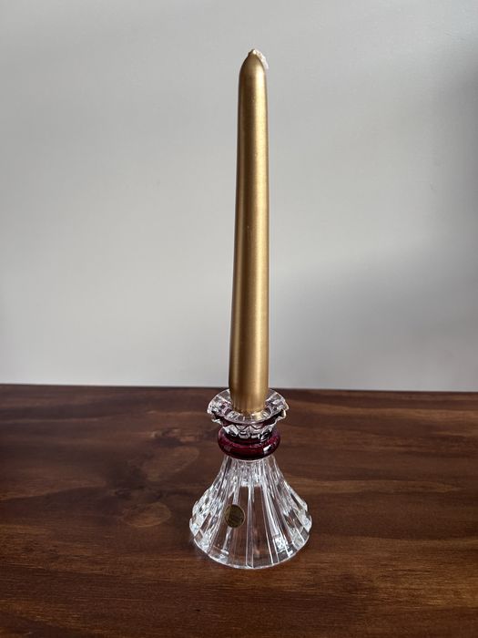 Par porta velas em cristal - Cristal d’ Arques