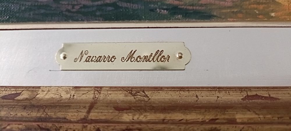 Pintura  em tela, original Navarro Montllor