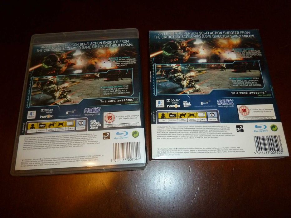 Vanquish na PS3, okładka hologram, jak nowa, idealny prezent!