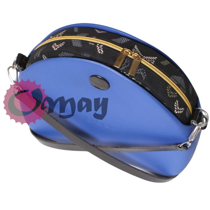 Czarny organizer OBAG MOON LIGHT strzałki złoty wkład 2 kieszenie OMAY