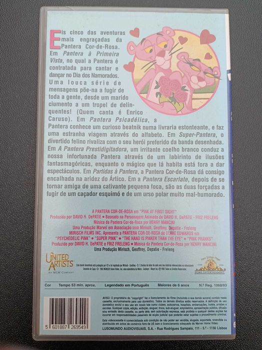 Pantera Cor-de-Rosa, Amor à Primeira Vista (VHS)