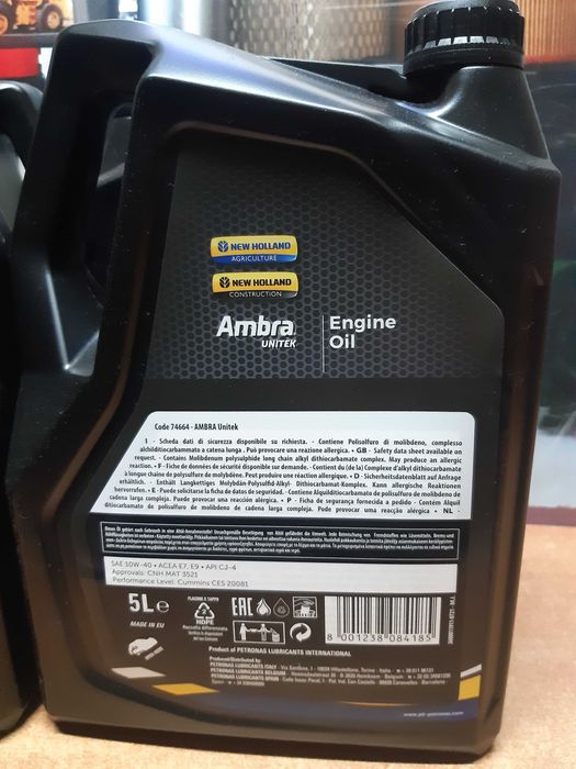 Olej Ambra Unitek 10W40 20L New Holland