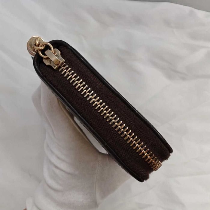 Женский кошелек Gucci Rania Zip Around Wallet (GG Supreme & Bamboo)