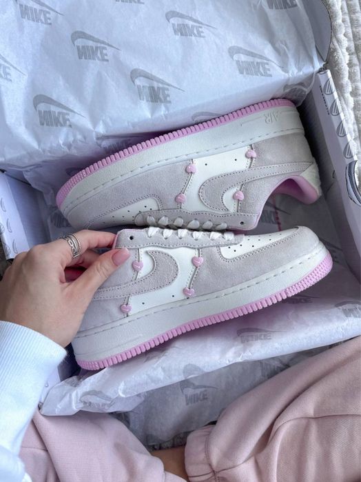 Жіночі кросівки Nike air Force Valentine’s day найк аір форс