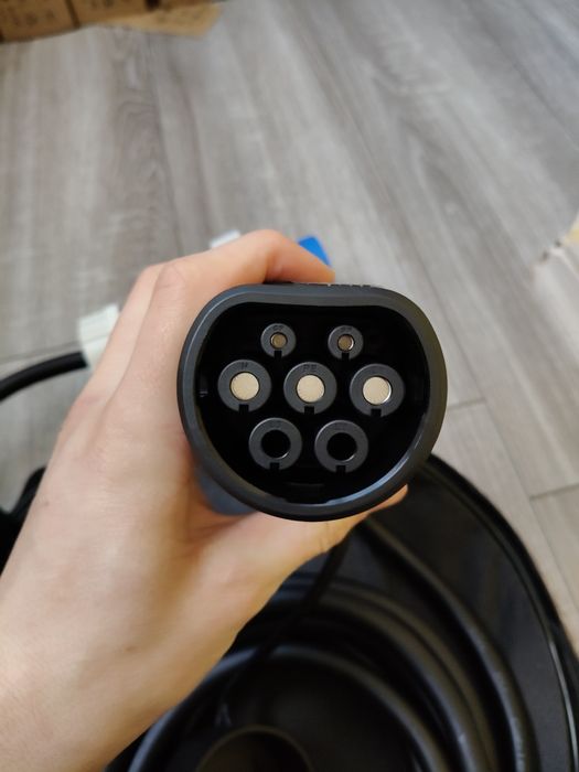 Зарядний пристрій Type 2 New energy 7kw 32A авто з Європа тайп 2 5метрів розетка 32А + Сумка Type 1 GBT Telsa