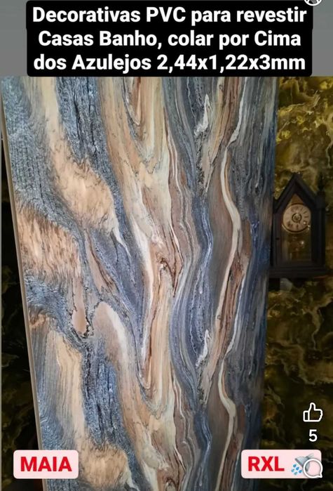 PLACAS DECORATIVAS PVC 2,44X1,22X3.5MM