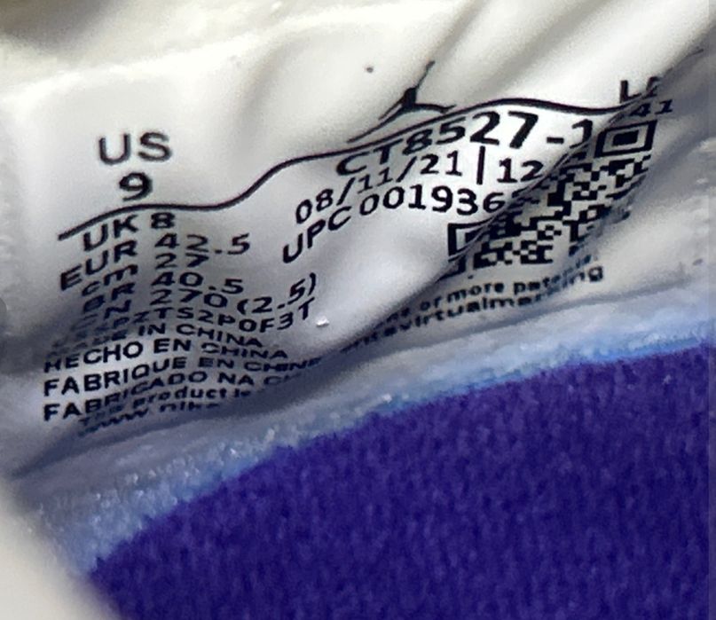 Jordan 4 metallic purple