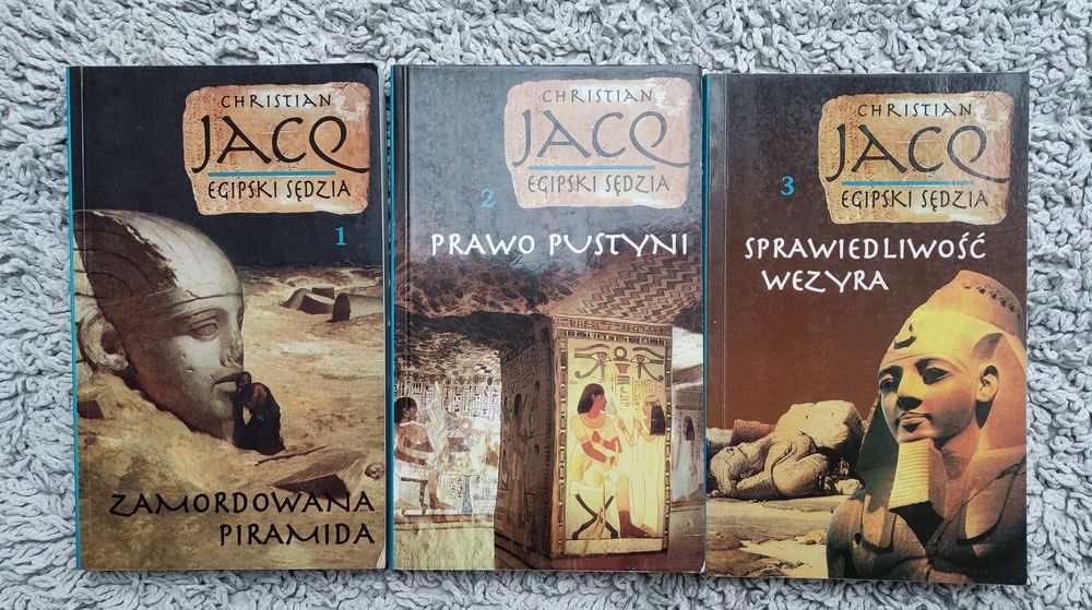 Christian Jacq Egipski Sędzia 3 tomy