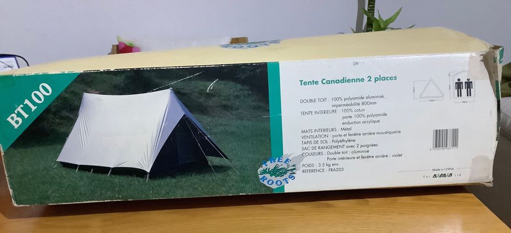 Vendo tenda canadiana de 2 lugares