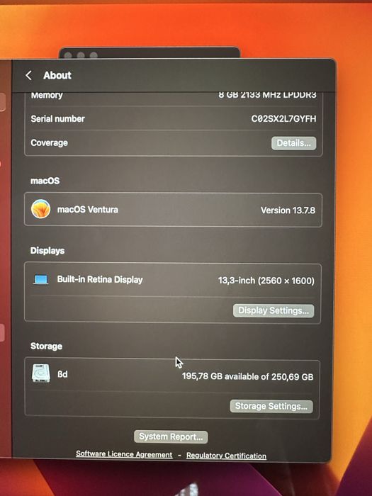 Macbook pro 13 touchbar