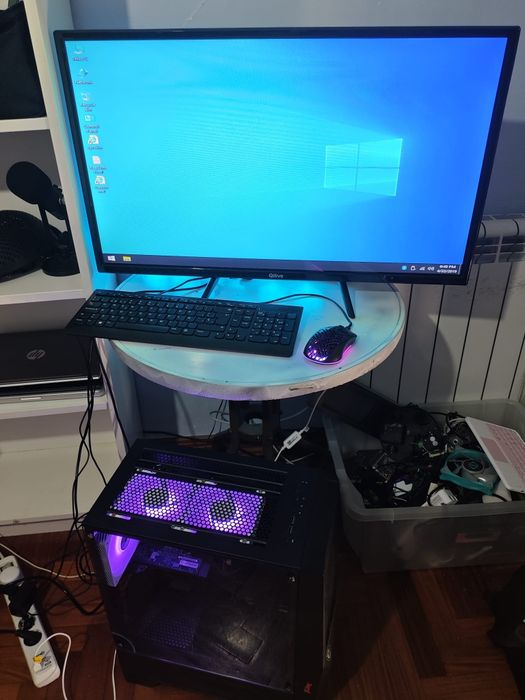 Setup Gamer completo i5 4460 16GB GT 730 4GB Monitor 32 Mouse Teclado vendo ou troco