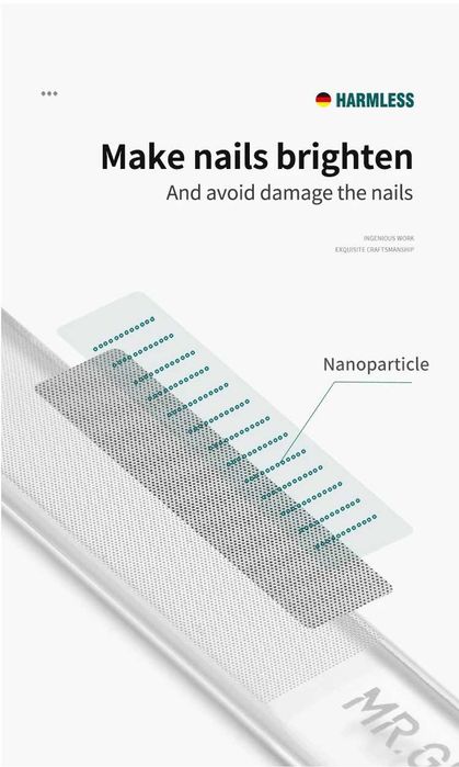 MR.GREEN Nano Szklany Pilnik do Paznokci Manicure Pedicure