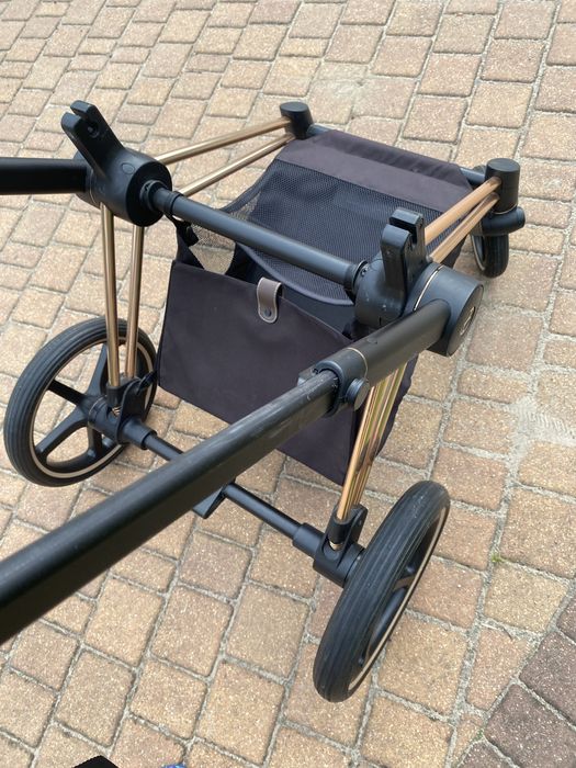 Wózek Cybex Platinum Priam 2.0 z ramą Rosegold spacerówka + gondola