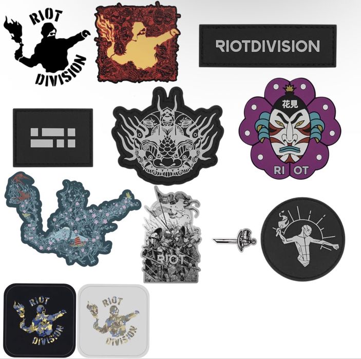 Стикери Riot Division, 1шт. 50 грн