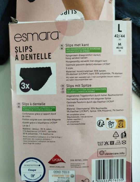 Жіночі трусики труси Esmara