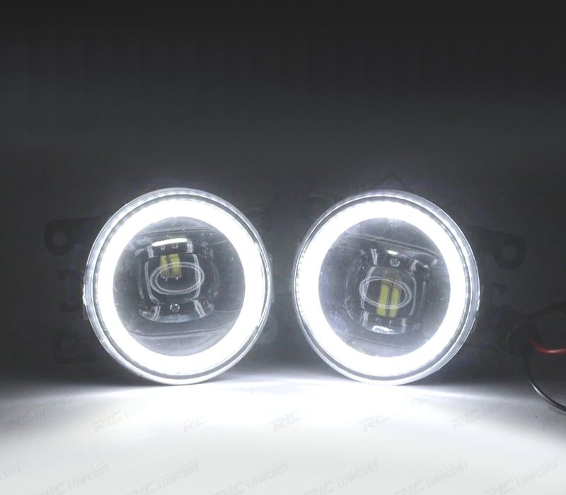 FARÓIS DE NEVOEIRO ANGEL EYES CCFL SUZUKI RENAULT OPEL PEUGEOT FORD CITROEN 97-13 VIDRO CLARO