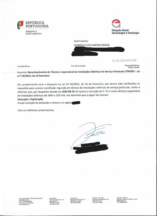 Eletricista Qualificado e certificado pela DGEG. Serviço 24h.