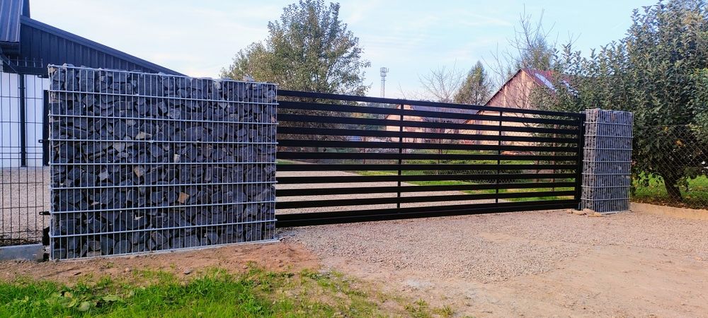 Brama przesuwna ocynk +RAL