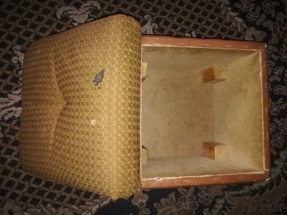 Fotel stare fotele pufa pufka PRL