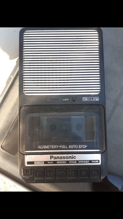 Magnetofon antyk na kasety Slim Line Panasonic