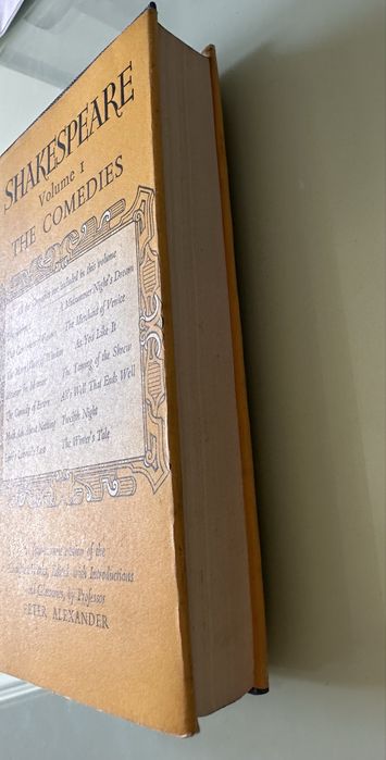 Livro antigo - edicao shakespeare volume I - capa dura
