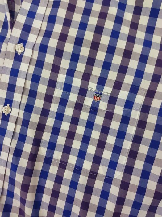 Męska koszula w kratę firmy GANT m