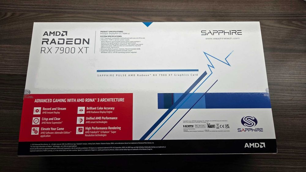 Radeon RX 7900XT Sapphire Pulse 20GB