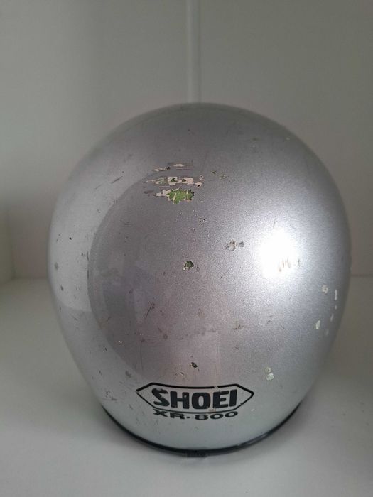 Kask motocyklowy SHOEI XR-800 integralny srebrny używany